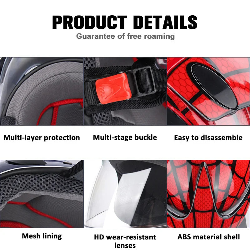 BowLift | Kids’ Motocross Helmet for Ages 3–9 – Blaze