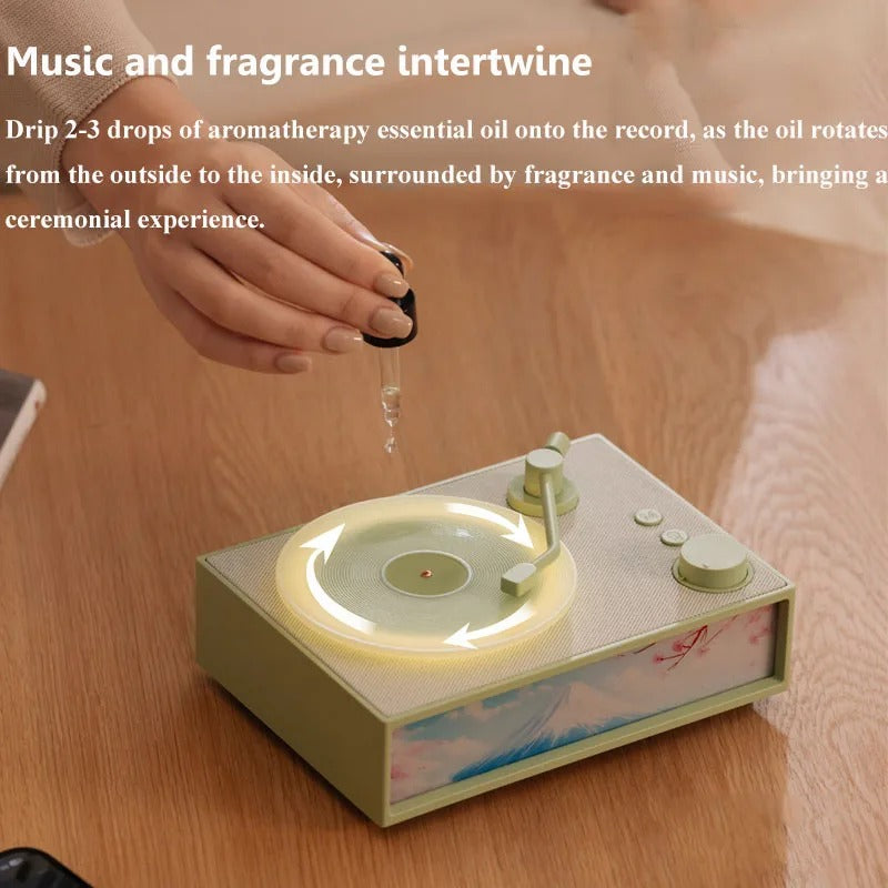 Vintage Design & LED Mood Lighting Wireless Aromatherapy Speaker | Bowlift