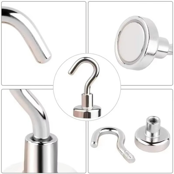 BowLift | 10-Piece Multipurpose Strong Magnetic Hooks Set