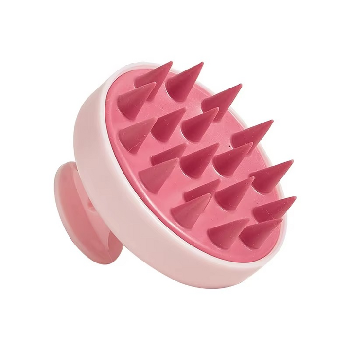 BowLift | Wheat Straw Silicone Scalp Massage Shampoo Brush with Soft Silicone Bristles