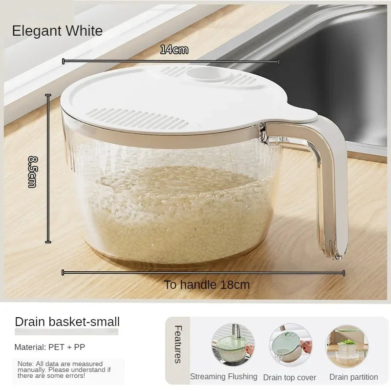 BowLift | Innovative Rice Filtering System Drainer Basket