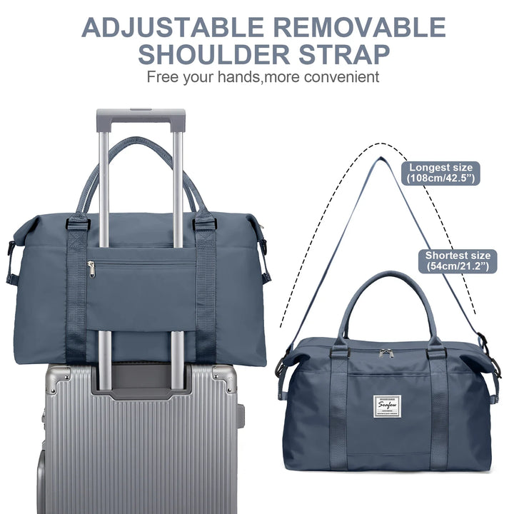 BowLift | Aerovigo Travel Bag Hand Luggage 40x20x25 | Large Capacity | Weekend Bag for Short Trips | Flight Compliant Cabin Bag