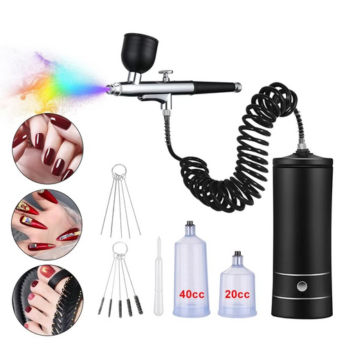 BowLift | High-Pressure Portable Nano Airbrush - Electric Oxygen Spray Gun for Beauty, Art & Crafts