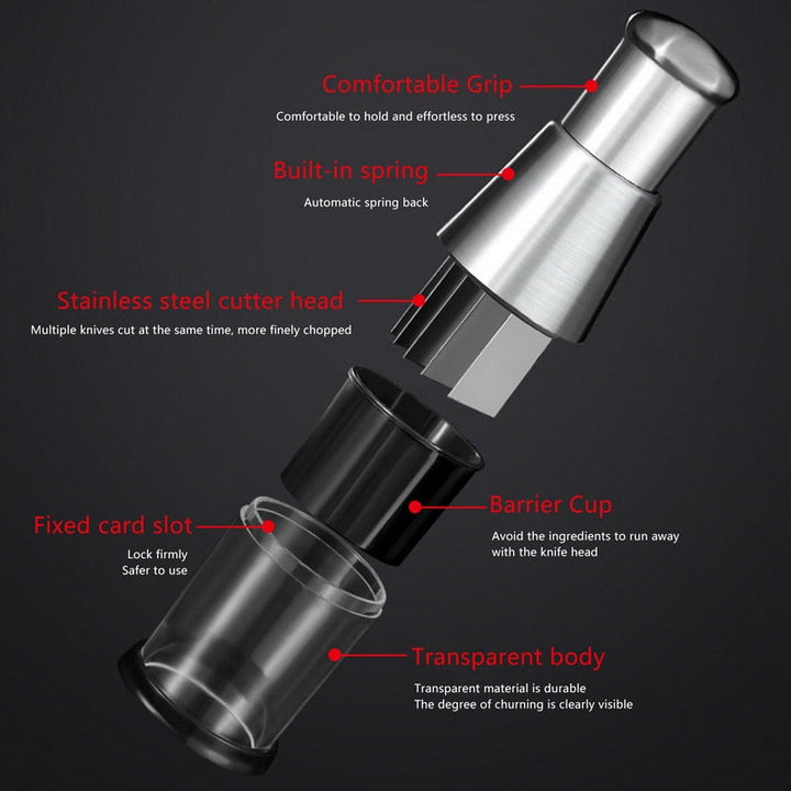 BowLift | Handheld Manual Food Chopper Slicer