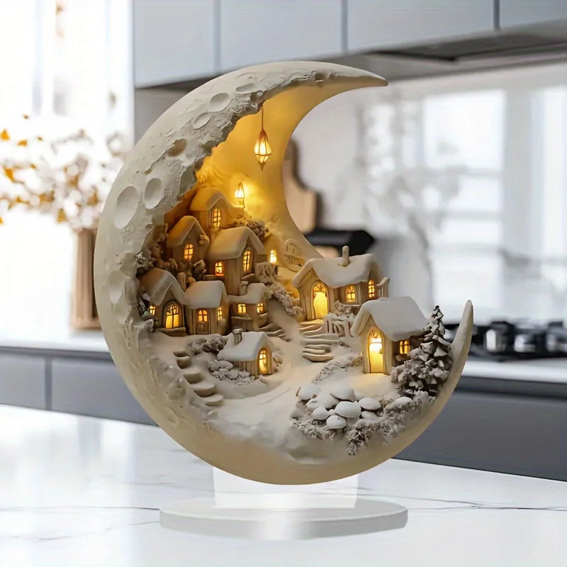 BowLift | Moon Winter City Decor