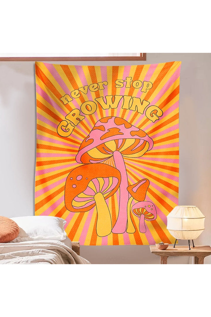 Years inspired mushroom carpet wall hanging | Bowlift