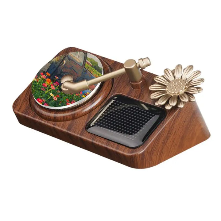 BowLift | Rotating Solar Retro Record Player Car Air Fresheners