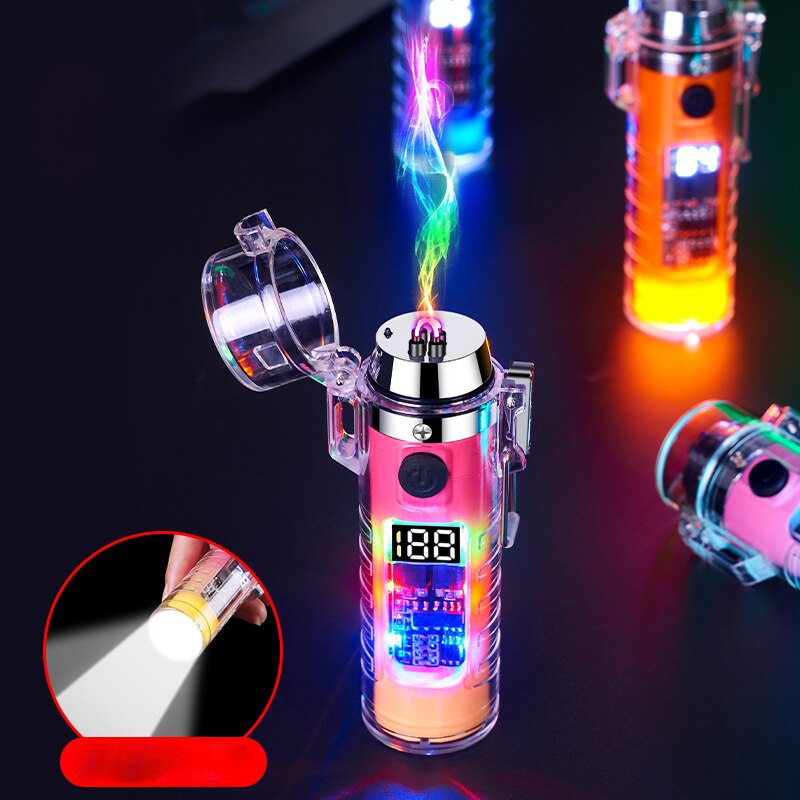 BowLift | Windproof Double Arc Transparent Flashlight Lighter