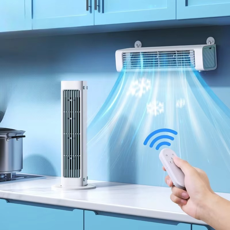 BowLift | Ultra-Quiet Wall-Mounted Bladeless Fan - Powerful & Compact Air Cooler for Home and Office