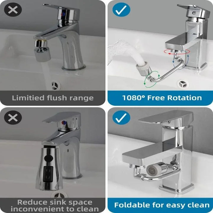 BowLift | Rotating Multi-Purpose Universal Anti-Splash Faucet Extender