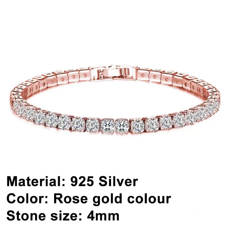 BowLift | Tennis Bracelet – Shine with Attitude: Elegance in Sterling Silver and Hip-Hop Flair!