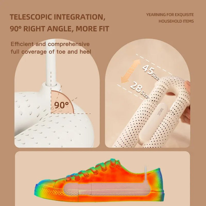 BowLift | Stretchable Portable Electric Sterilization Shoe Dryer