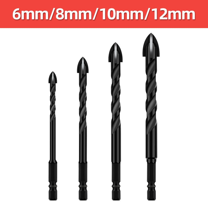 Heavy-Duty Mega Ultimate Cross Hex Drill Bit Set | Bowlift