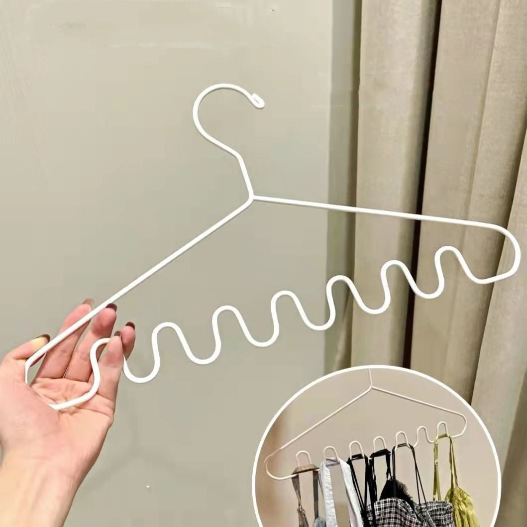 Japanese Space-Saving Wavy Cloth Hanger | Bowlift