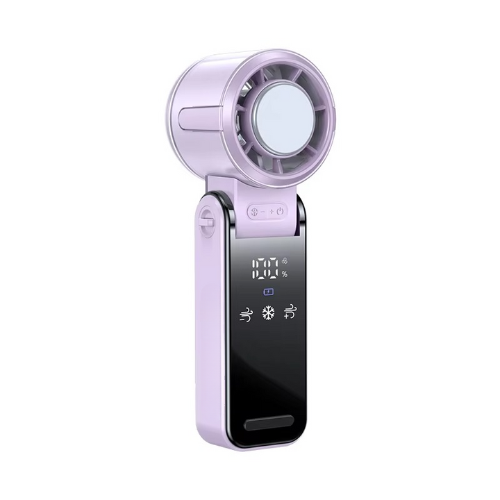 Foldable Turbine Handheld Fan with Integrated Ice Pack | Bowlift