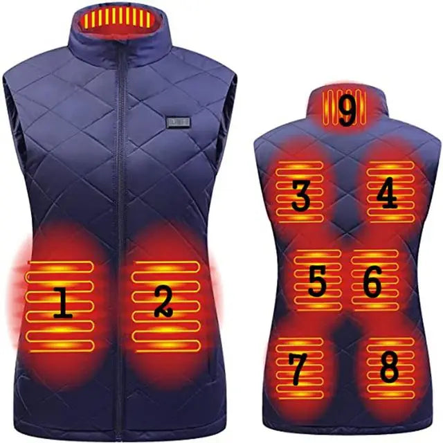 BowLift | ThermaBelle Women's Heating Vest | USB Heated Vest with Infrared Technology | Temperature Regulating & Lightweight | Ideal for Autumn & Winter