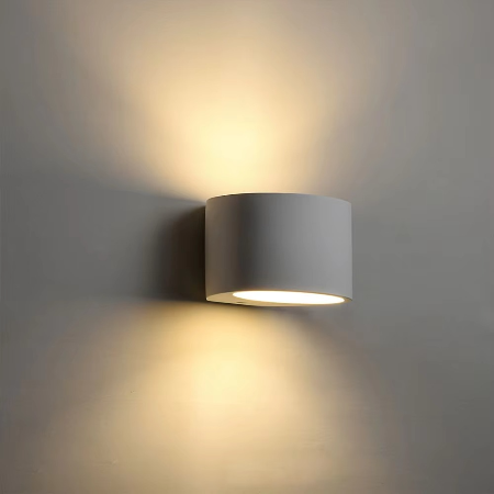 BowLift | Sleek Gypsum LED Wall Sconce for Modern Home Lighting