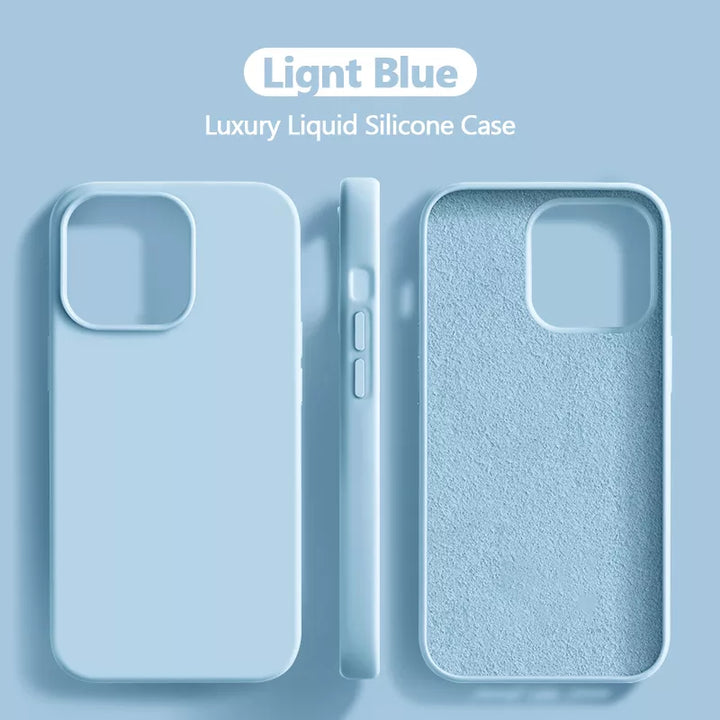 BowLift | Liquid silicone case shockproof for iPhone 15 14 13