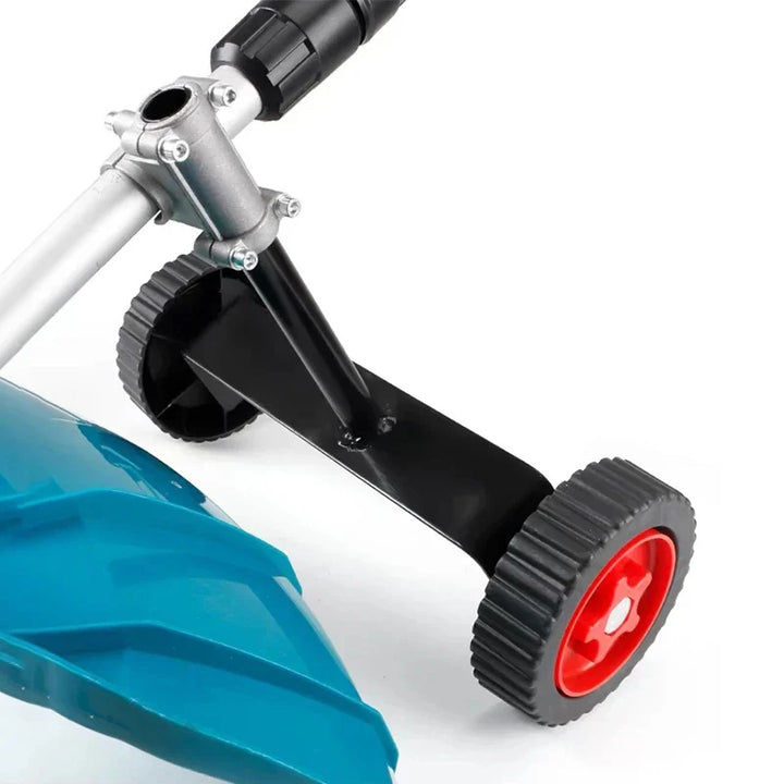BowLift | Universal Support Wheel TRIMNOVA EasyRoll | Height Adjustable | Back & Arm Friendly | For Lawnmowers & Brush Cutters