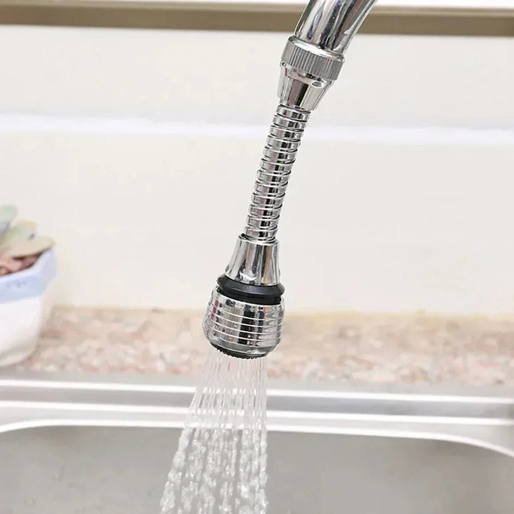 AquaFlex Steel – Stainless Steel Faucet Extension with 360° Rotation & Water Saving Function Bowlift