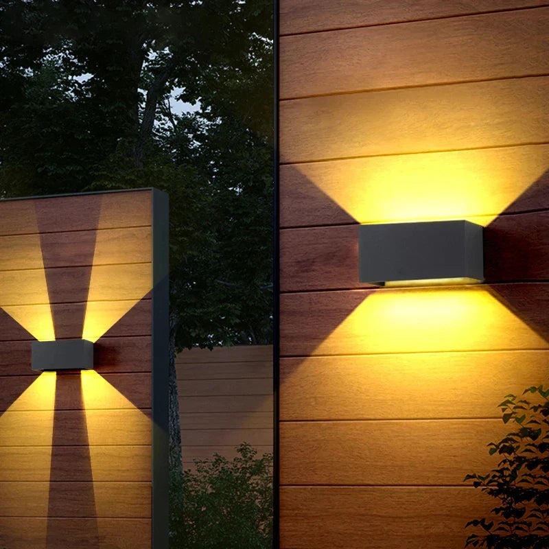 BowLift | SensoLux LED Wall Light | LED Outdoor Wall Light 24W | With Motion Sensor | IP65 Waterproof | Adjustable Spotlight in Black/White