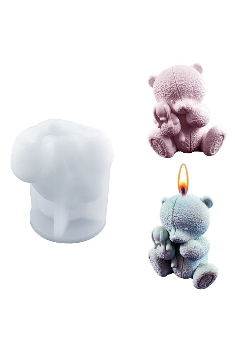 Bear-shaped candle mold | Bowlift