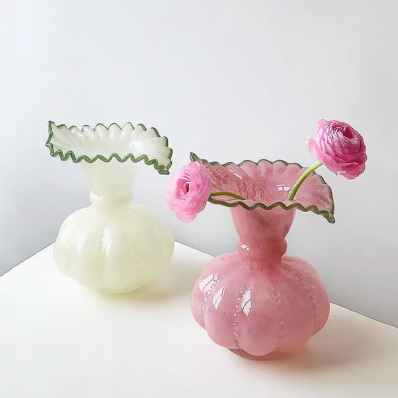 Glass Pumpkin Vase | Bowlift