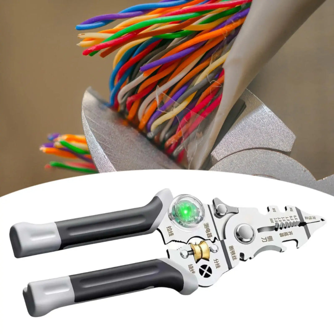 BowLift | Multi-Task Wire Stripper Voltage Detector Plier