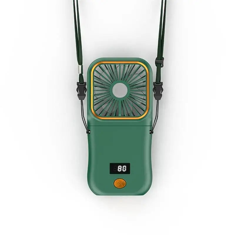 BowLift | Airlio Foldable USB Fan 3000mAh | 4-Level Air Cooler | Hand, Table & Neck Fan | Power Bank Function | 180° Rotatable