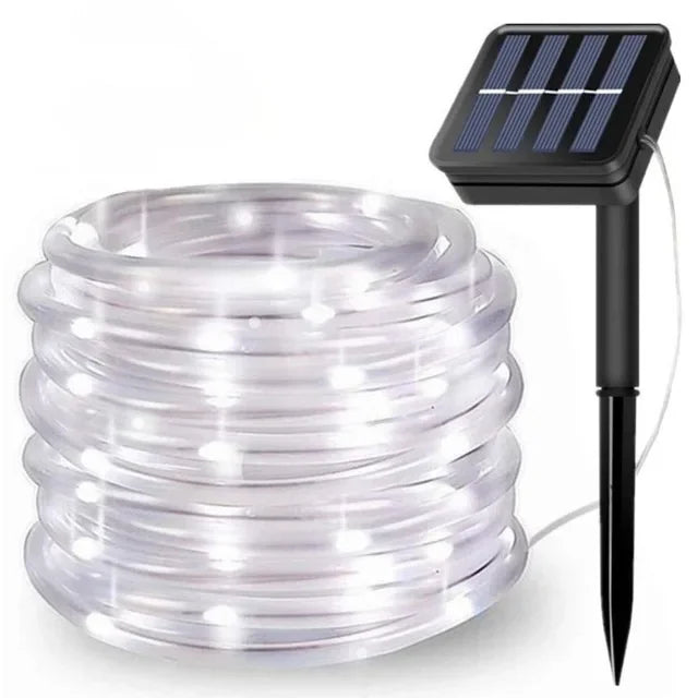 BowLift | LED Solar String Lights - Outdoor Waterproof Lights for Christmas, Garden, Lawn, Trees, Fence, and Pathway Decor