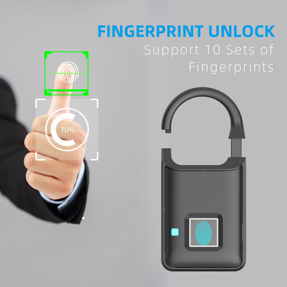 Touch Guard Smart Fingerprint Waterproof Secure Lock | Bowlift