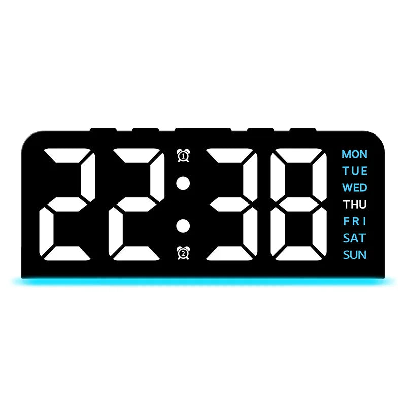 BowLift | Modern LED All Week Display Night Lamp Alarm Clock