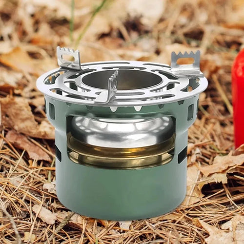 BowLift | Flamvino Alcohol Stove Outdoor Portable | Mini Camping Stove for Hiking & Trekking | Compact Spirit Burner for Outdoor Cooking & Survival