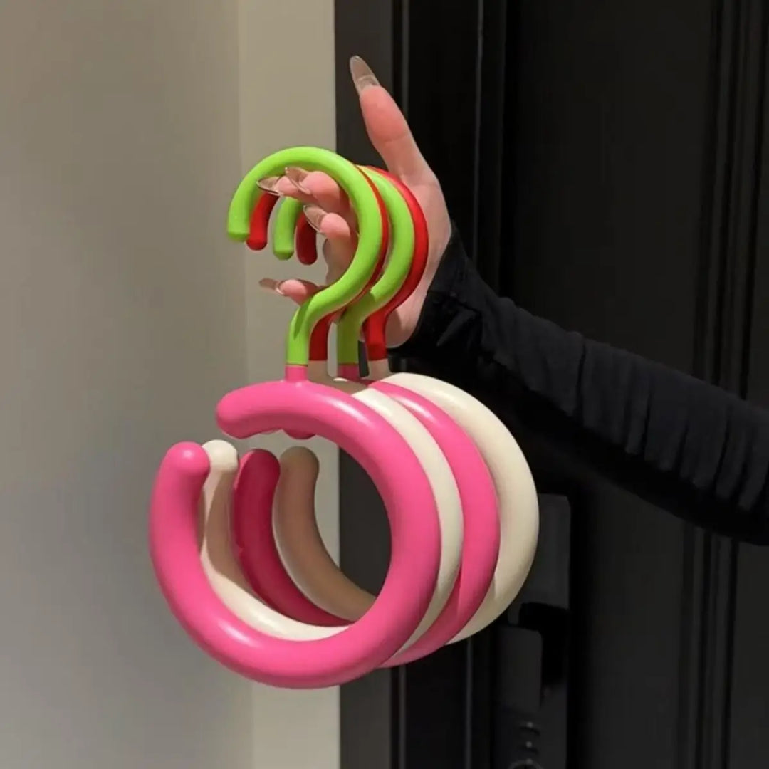 BowLift | 2pcs Rotating Multi-Hook Closet Organizer  Hanger
