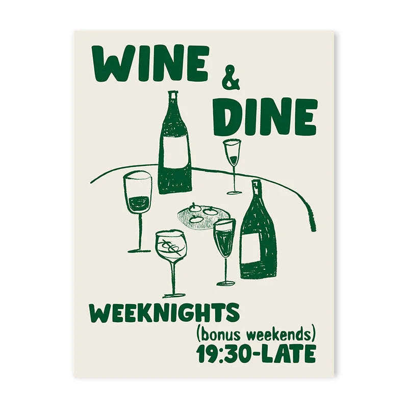 Cin Cheers Wall Art – Aesthetic Cocktail Poster Print | Bowlift