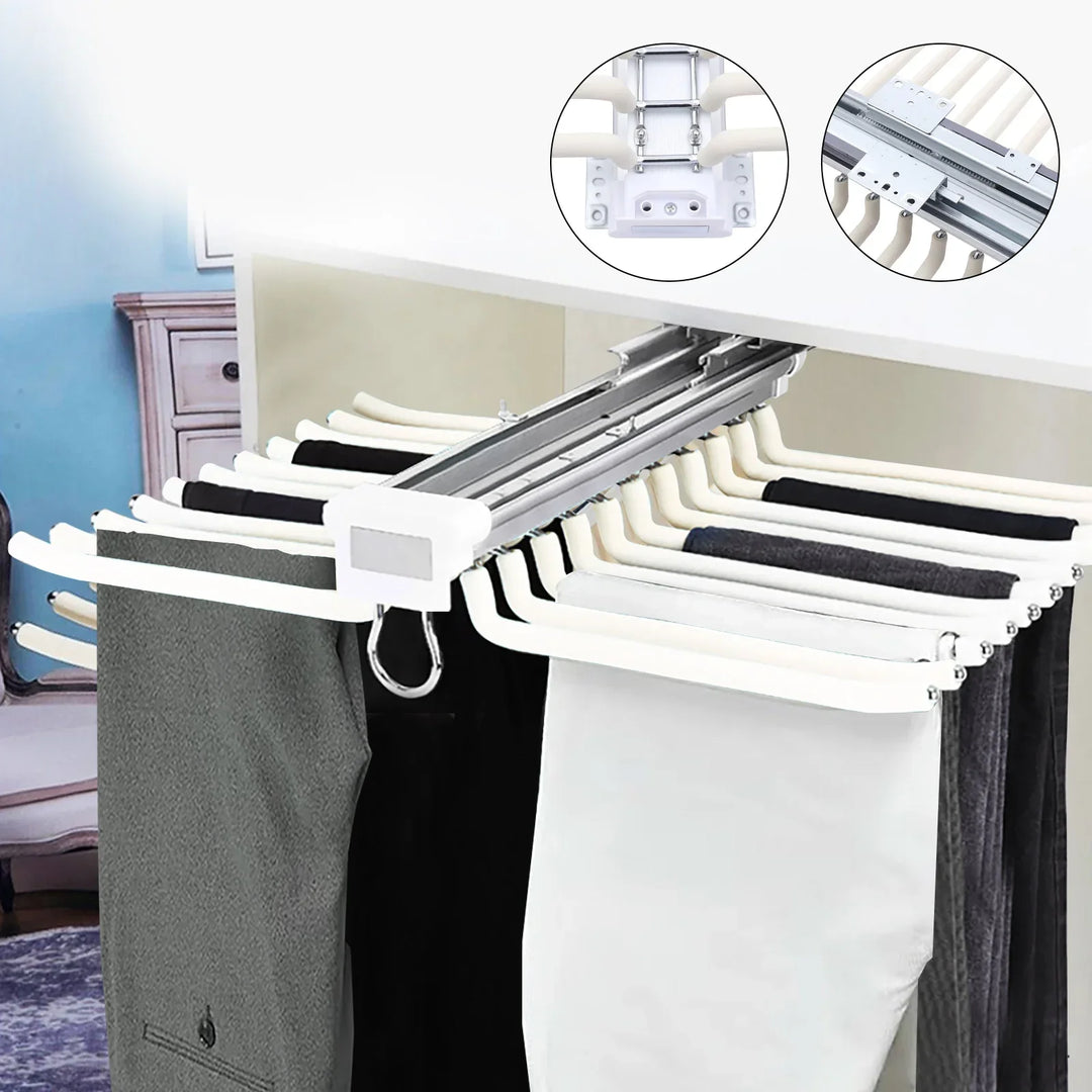 Smart Slide-Out Rail Cloth Organizer | Bowlift