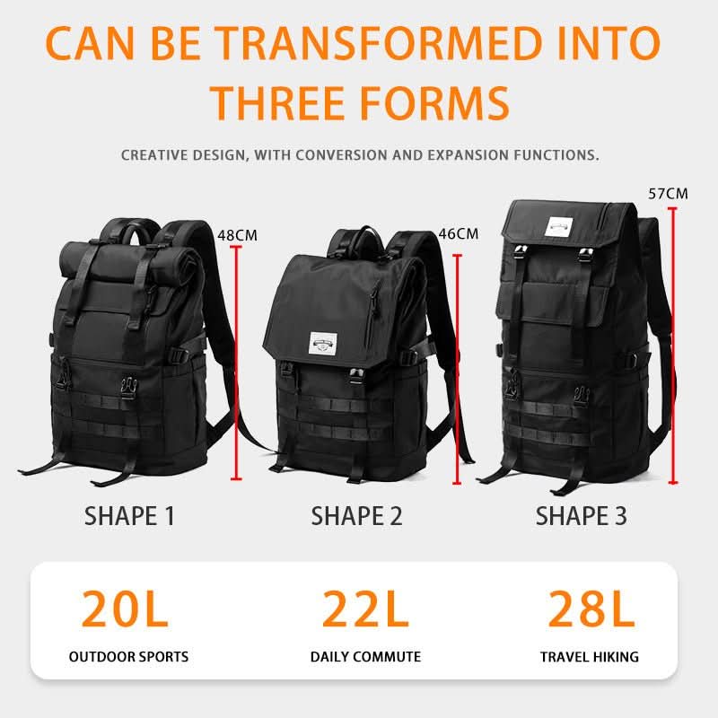 BowLift | Versatile 3-in-1 backpack for business, everyday life & traveling