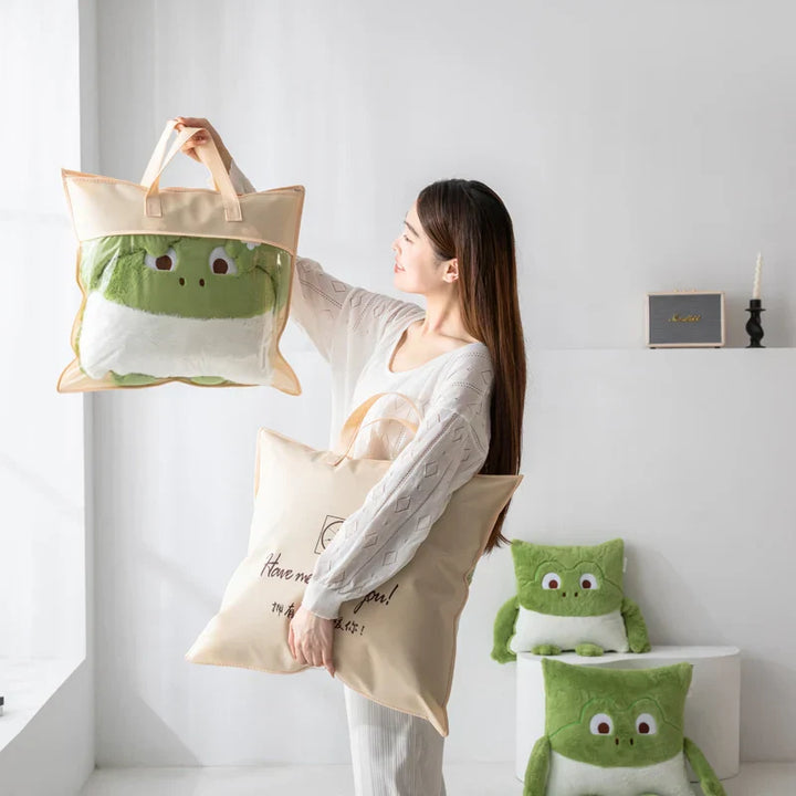 Cozy Dreams Mini Monster Quilted Pillow Bowliftanket | Bowlift