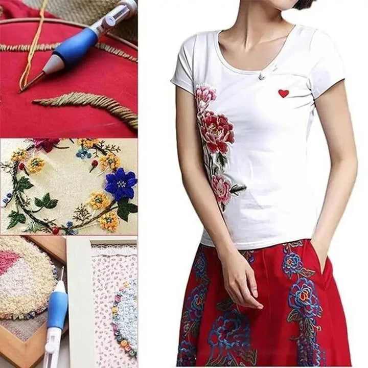 BowLift | StitchArt Embroidery Set | 8-piece | Punch Needle & Accessories