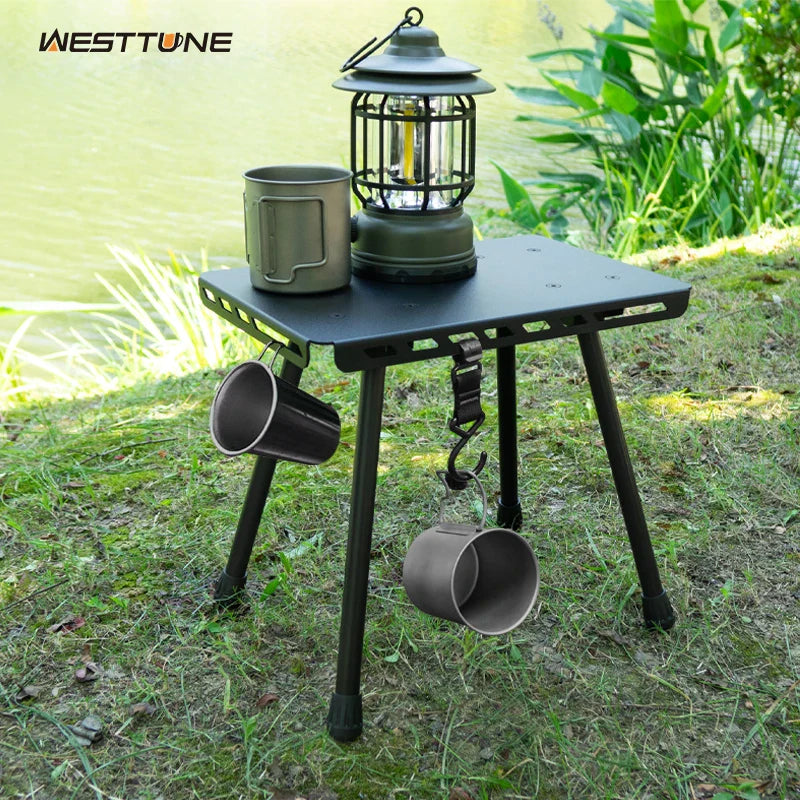 BowLift | TrekFold Camping Stool | Ultralight & Foldable | Aluminium | Multifunctional