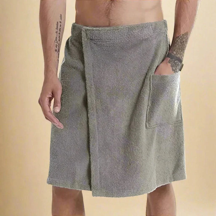 BowLift | PORTABLE BATH TOWEL ROBE – Soft & versatile bath towel with pockets for sauna, beach & fitness
