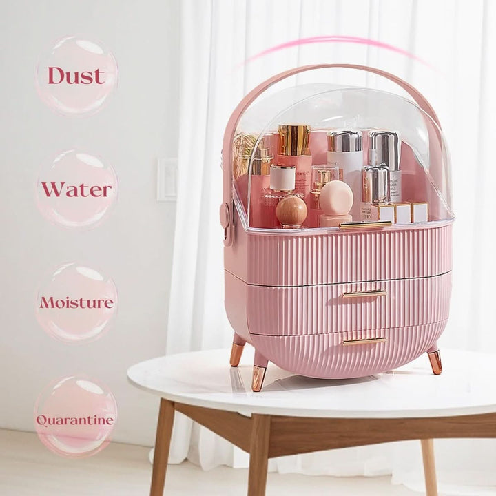 BowLift | up organiser - Dustproof & waterproof cosmetics box with elegant design