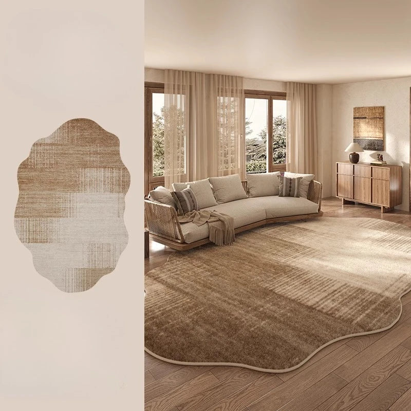 BowLift | Irregular Plush Rug Light Luxury Washable for Bedroom and Living Room