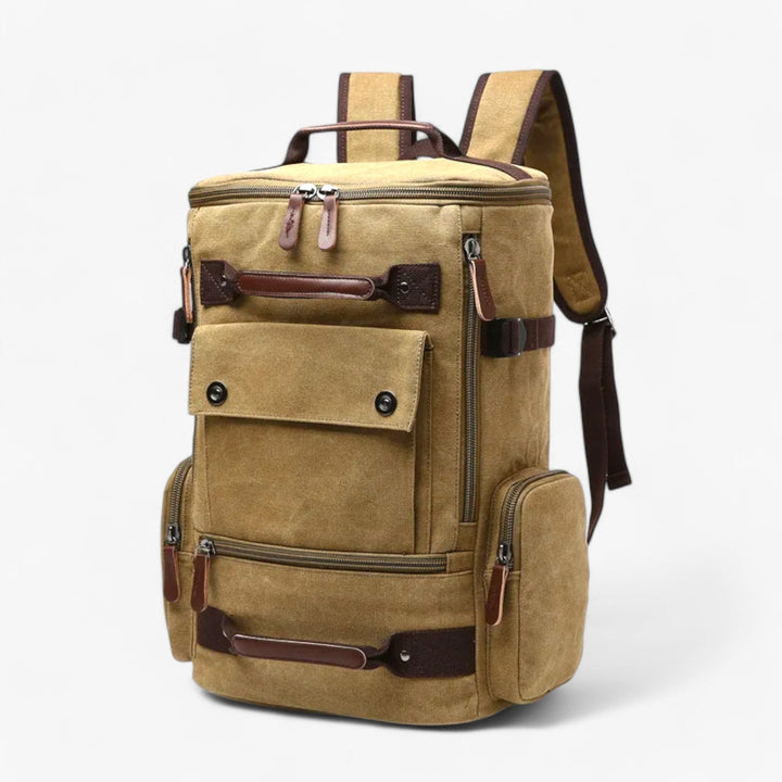 BowLift | Vintage Canvas Backpack – Stylish & Functional with Laptop Compartment for Everyday & Adventure