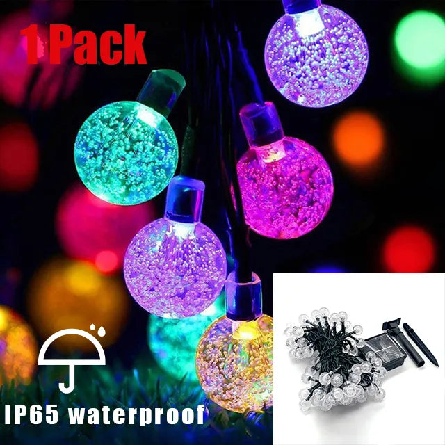 BowLift | 100 LED Solar String Lights Outdoor - Waterproof