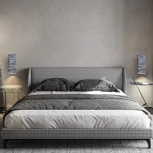 BowLift | ZenBeam – Grey Wabi-Sabi Wall Lamp for Tranquil Ambience