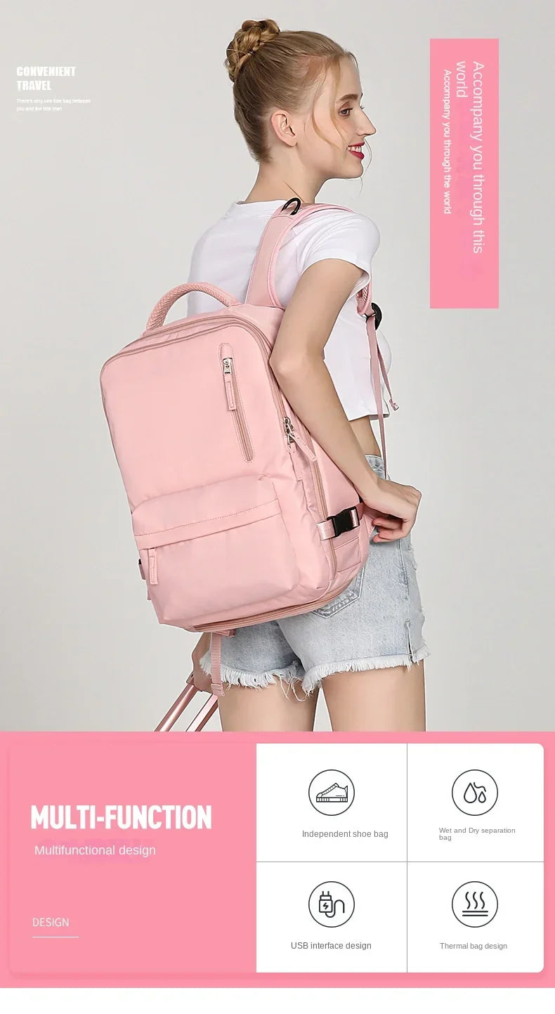 BowLift | Travel Carry-On Backpack with Shoe Compartment