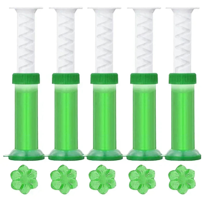 BowLift | BloomFresh WC-Gel Flowers | Fragrance Gel for Toilet & Urinal | Cleansing, Antibacterial & Decorative | 12 Flowers per Stick