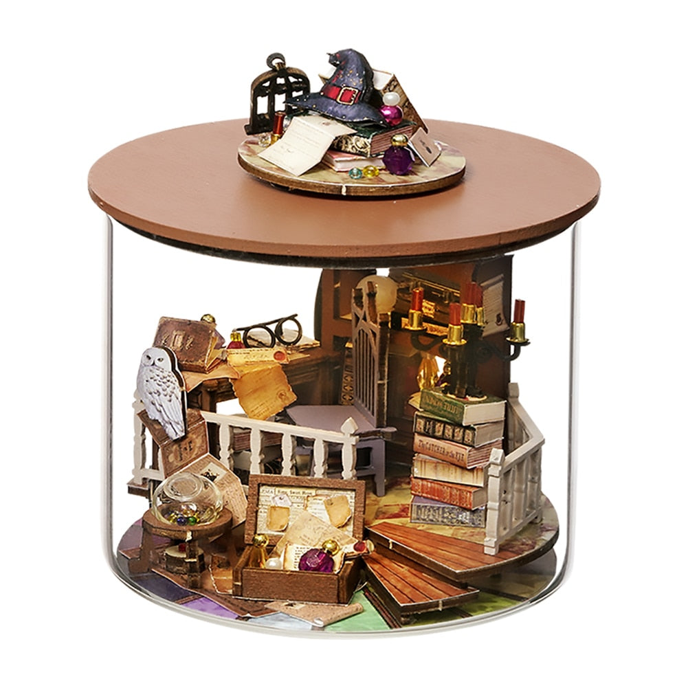 Mini Mansion Wooden Furnished Doll House | Bowlift