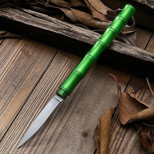 Bamboo Portable Self Defense Camping Knife | Bowlift